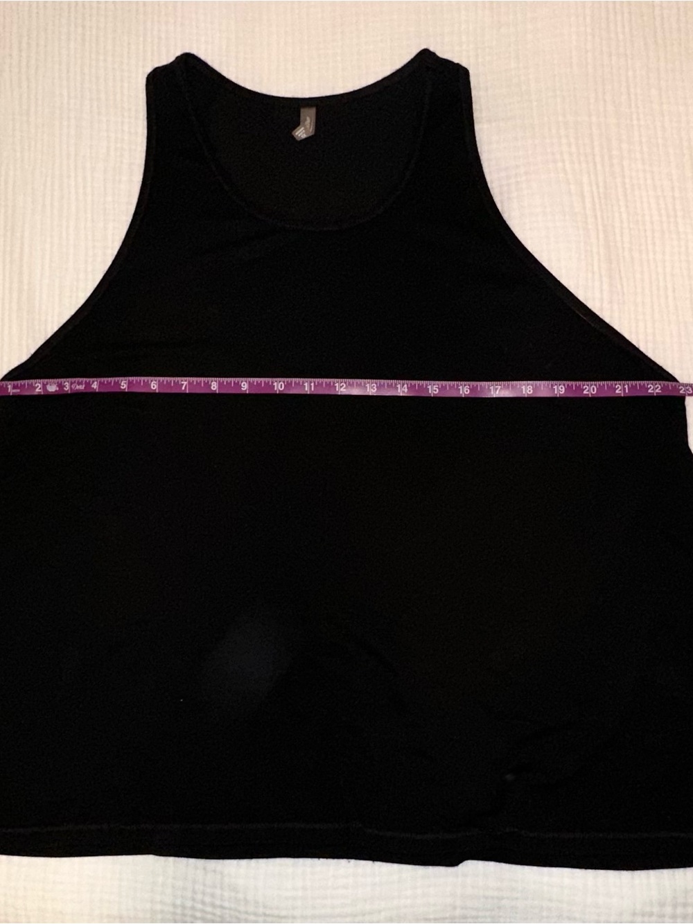 MTA Sport Black Women's Sleeveless Tank Top - Picture 3 of 7